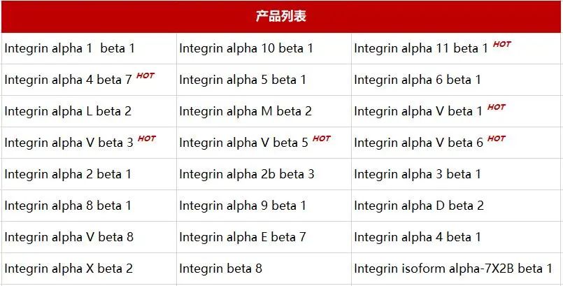 百普赛斯产品列表