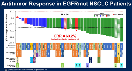 EGFR突变NSCLC患者的疗效