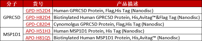 GPRC5D | Nanodisc技术平台