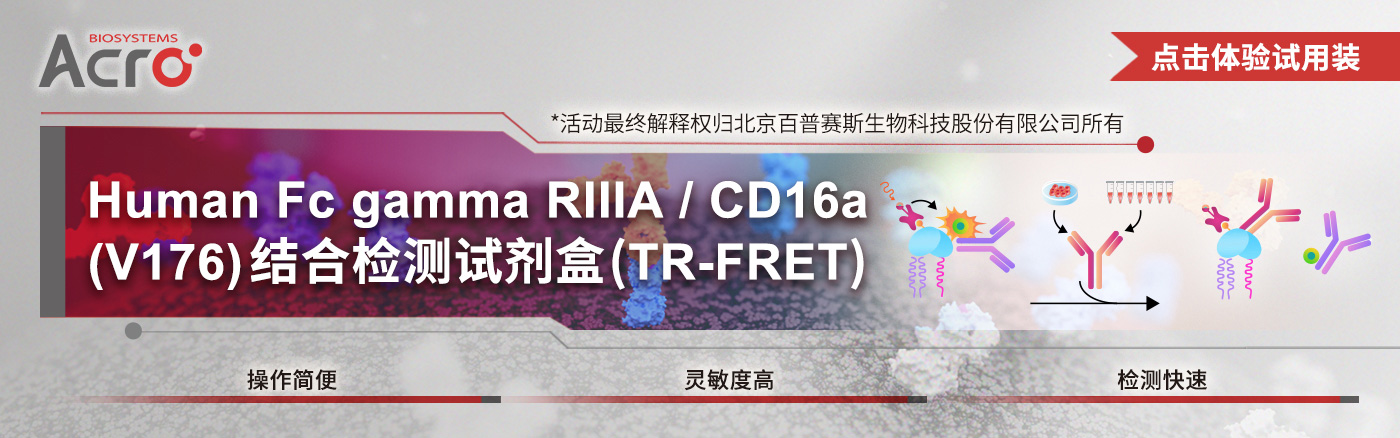 Human FcγRIIIA/CD16a (V176)结合检测试剂盒(TR-FRET)